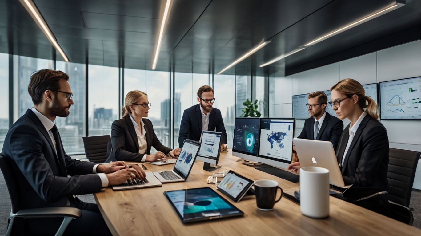 FinAudit Pro Team bei der Arbeit